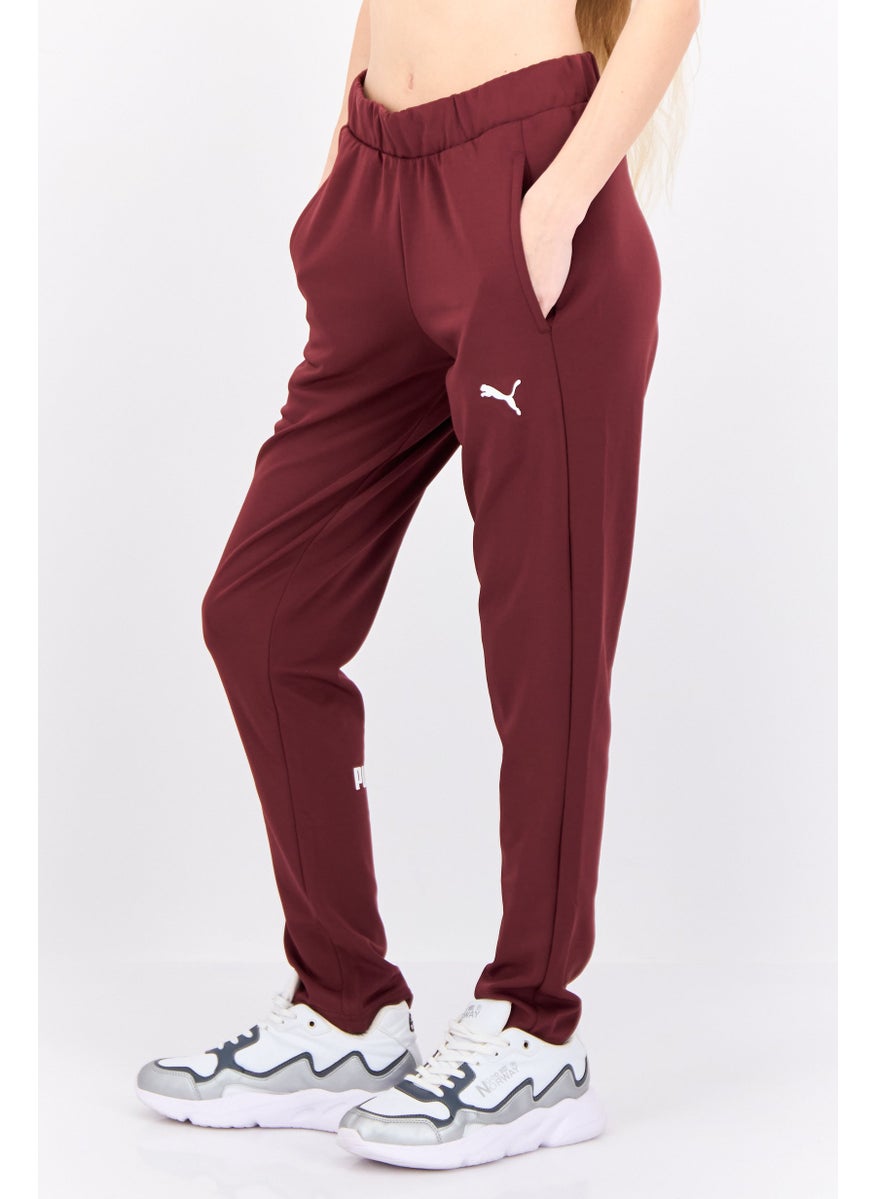 PUMA Women Sportswear Fit Training Sweatpants, Maroon  - Image 2