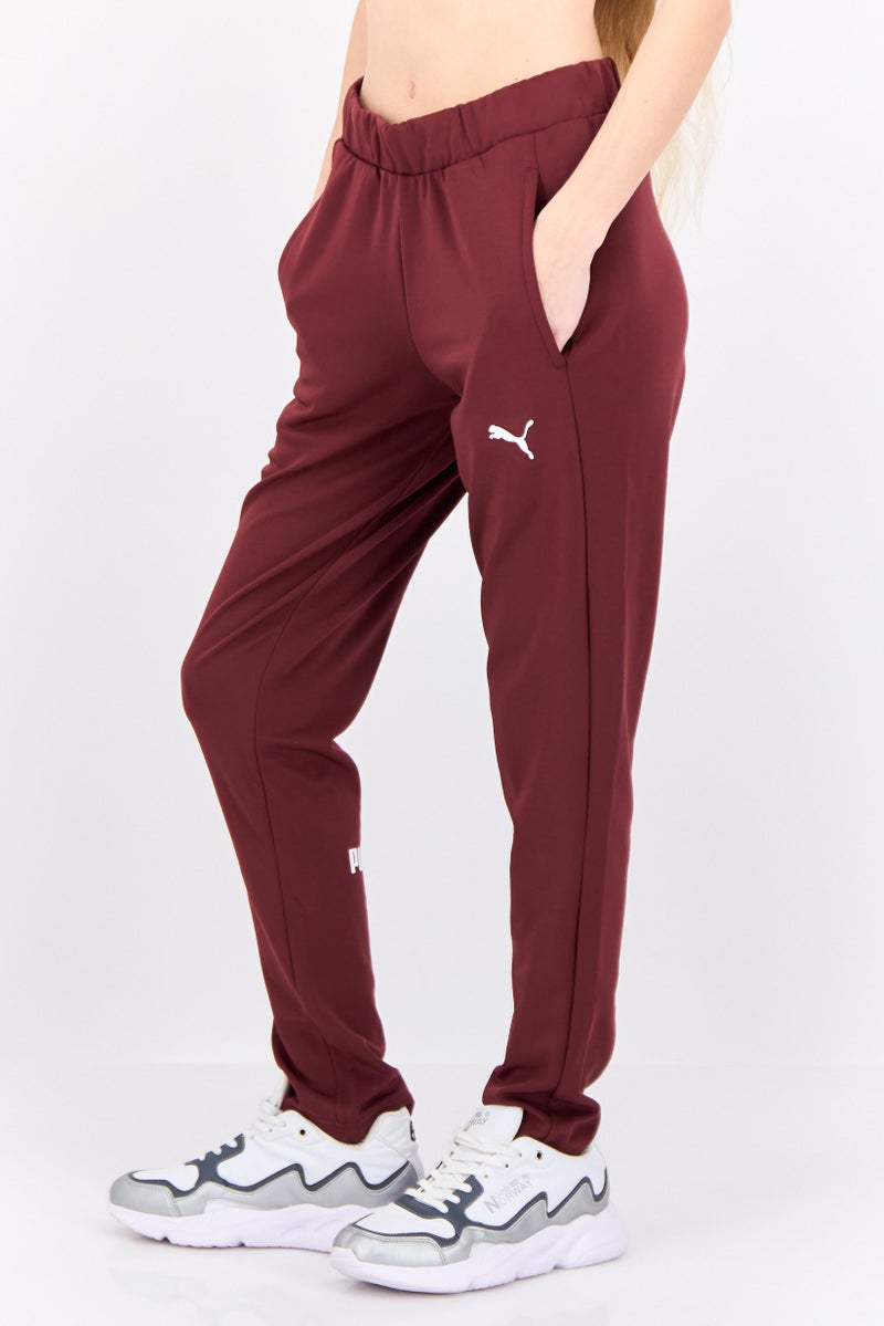 PUMA Women Sportswear Fit Training Sweatpants, Maroon - Image 2
