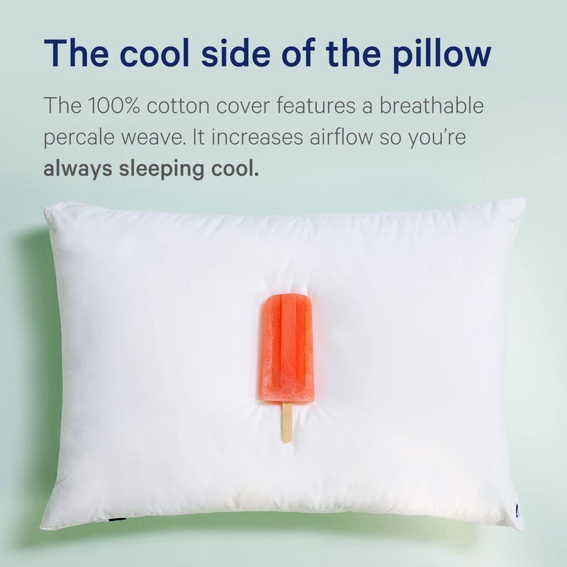 Wakewell Foam Pillow, Set/Pack of 1 Pillows, 61 X 41 Cm, White (1 Pillow) - Image 4