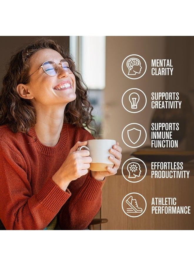 MATCHA DNA - ShroomDNA Mushroom Coffee Blend with Chaga & Lion's Mane | Instant Focus + Clarity All Day | Organic + Vegan + Gluten Free | No Added Sugar | 20 Count - Image 1