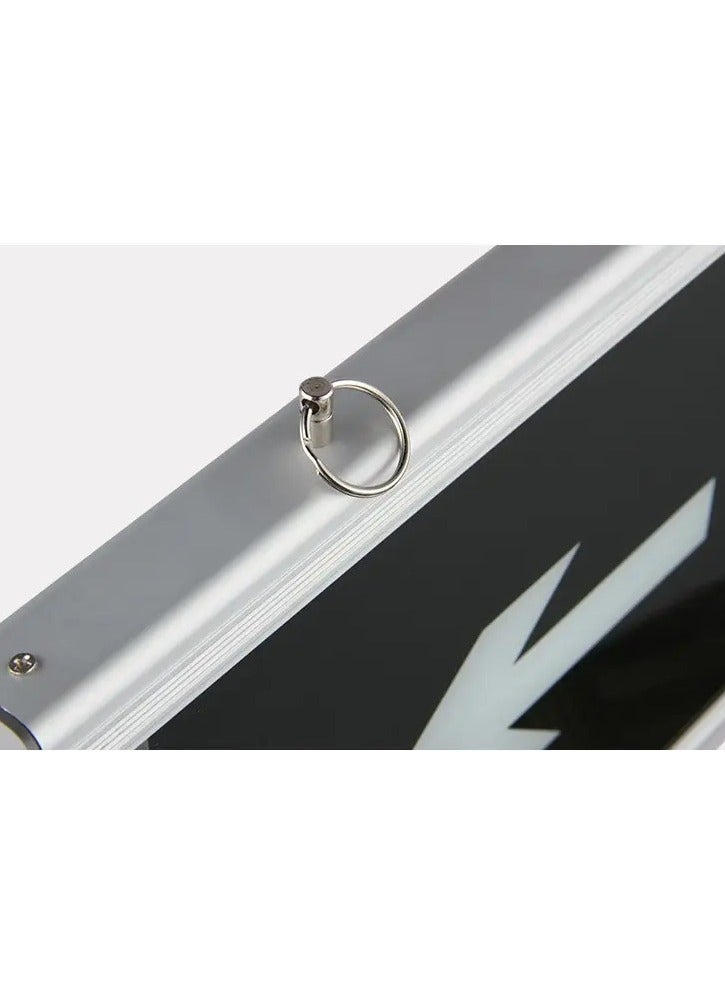 لوحة إضاءة طوارئ LED مخرج طوارئ سهم يمين/يسار - مناسبة للترفيه والمتاجر والفنادق والمستشفيات والمكتبات وغيرها - Image 4