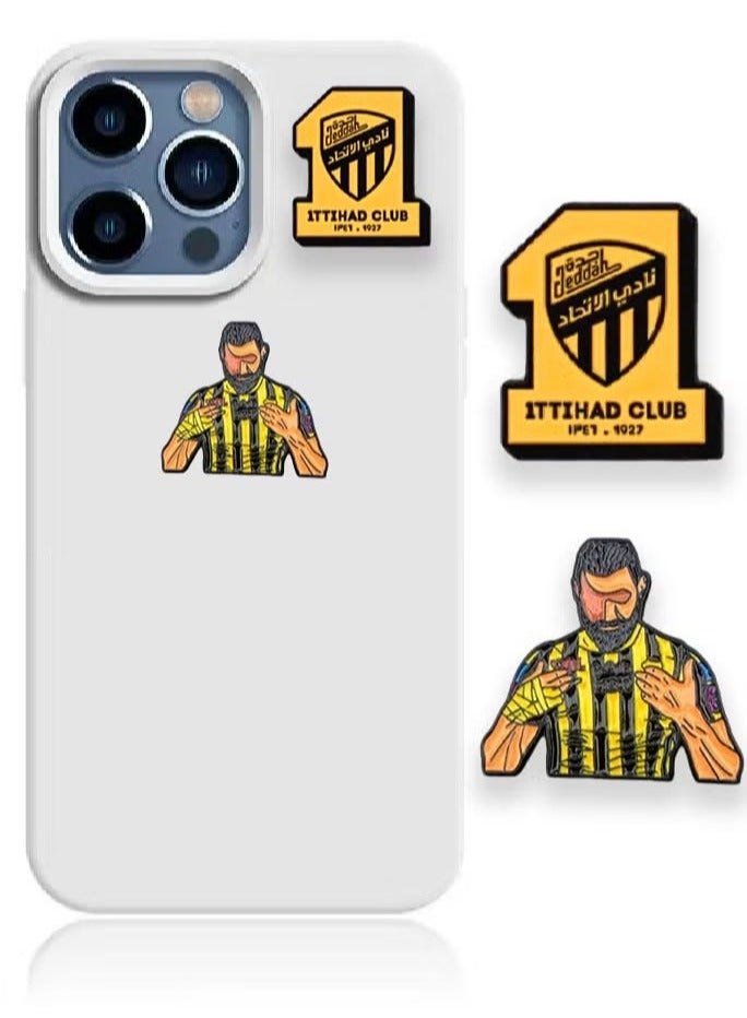 Metal Sticker with Sports Club Logo and Player Design – Unique and Stylish  - Image 3