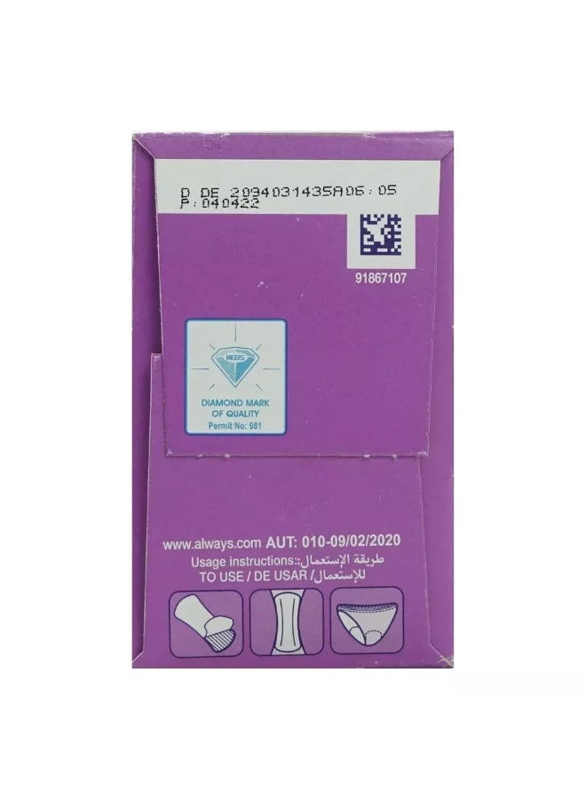 Always Daily Liners, Extra Protect Scented Pantyliners with Large Size, 16pcs - Image 4