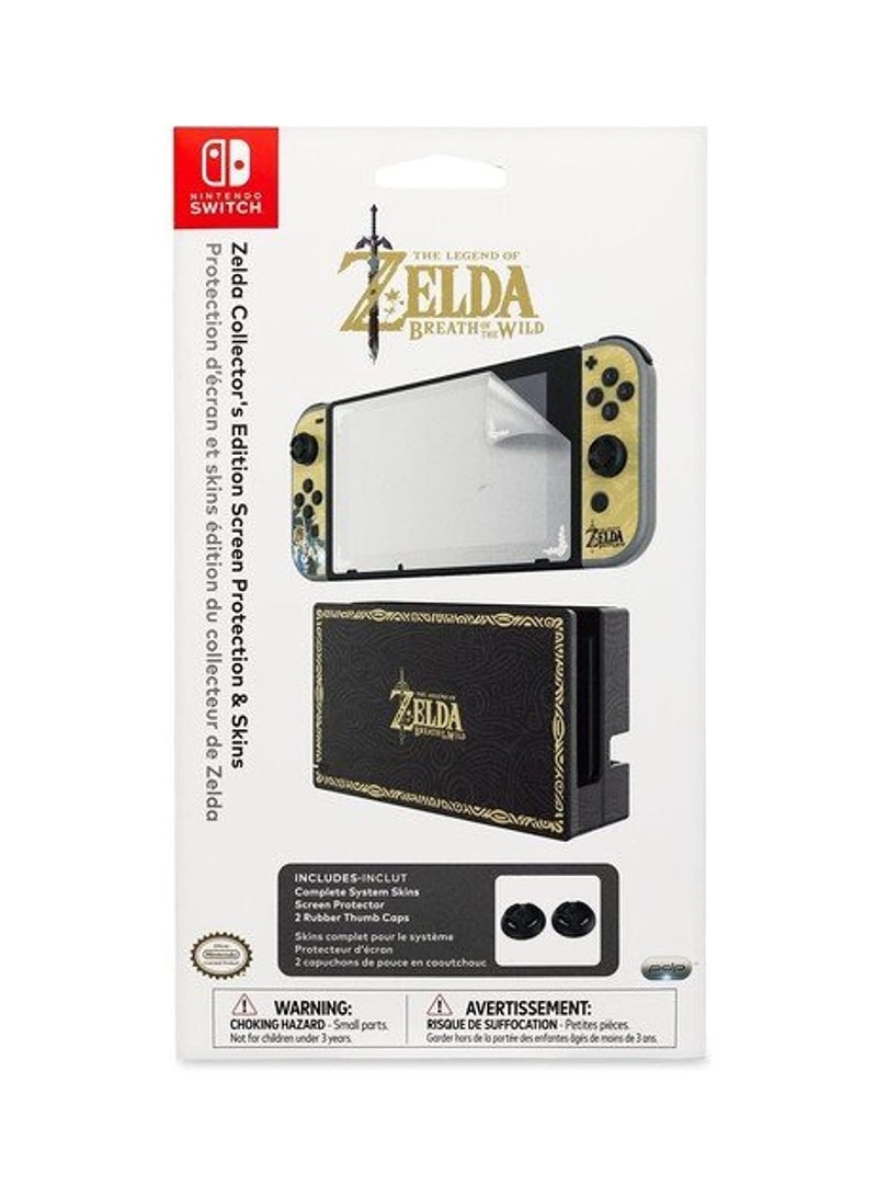 Pdp Switch Screen Protector & Skins- Zelda Edition - Image 1