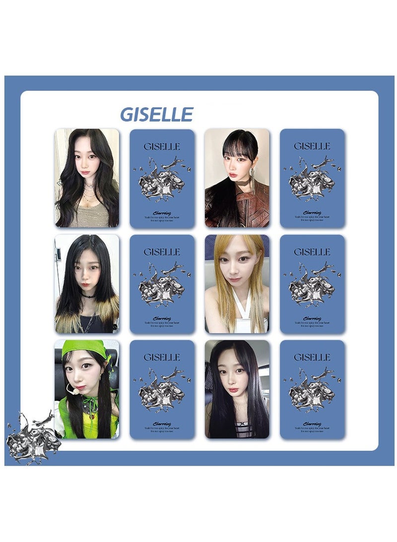 NIBEMINENT 6 Pieces Aespa Photo Cards