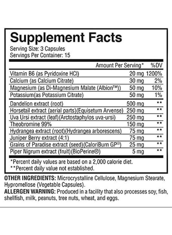 Evogen Nutrition Nutrition Super Dry Water Loss Crushed 45 Capsules - Image 5