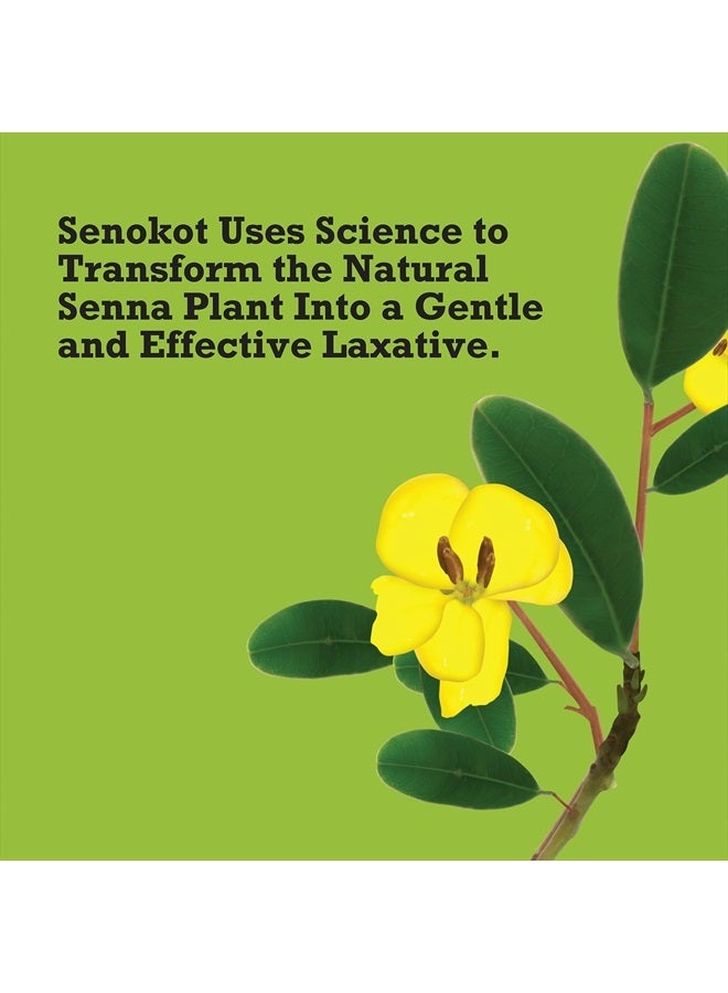 Senokot Regular Strength Tablets Natural Vegetable Laxative Ingredient, 50 Count - Image 5