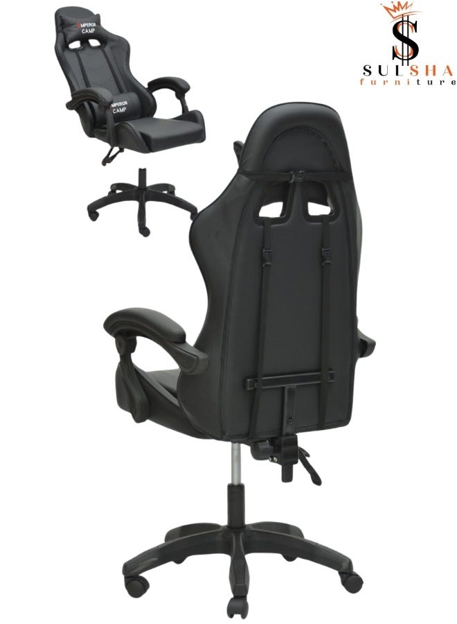 SULSHA Executive Ergonomic Computer Desk Chair for Office and Gaming with headrest back comfort and lumbar support - Image 2