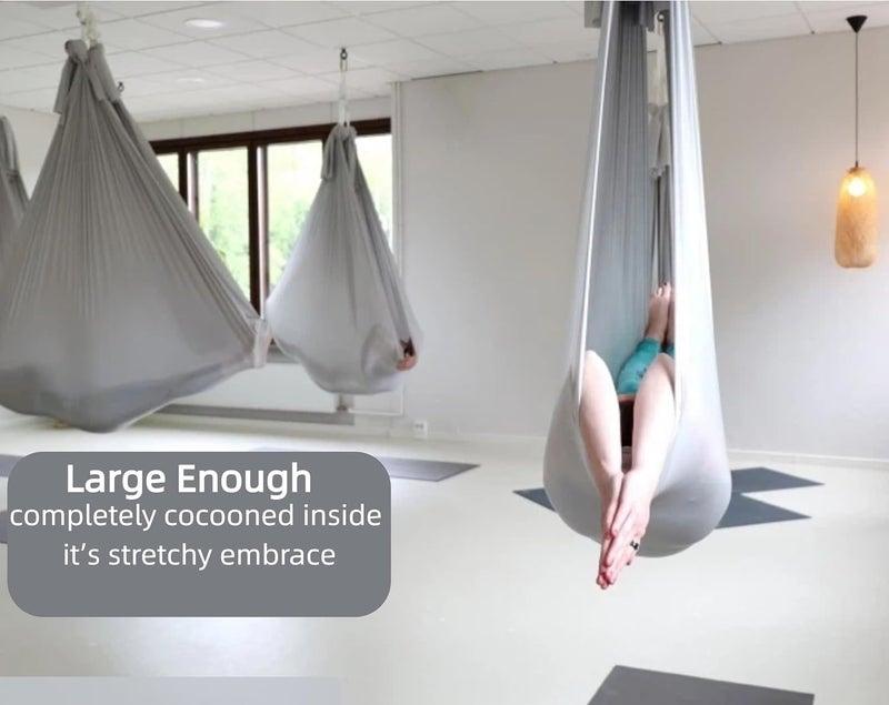 Flife F.Life Aerial Yoga Hammock 5.5 Yards Premium Silk Fabric Swing for Antigravity Inversion - Image 2