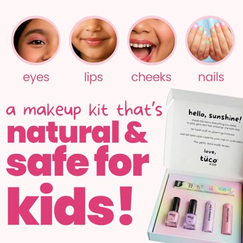 Tuco® Kids Makeup Box for Kids Girls | Organic Safe Makeup Kit | Return Birthday Gift for 4-15 Yrs | Travel Friendly & Cruelty-Free - Image 4