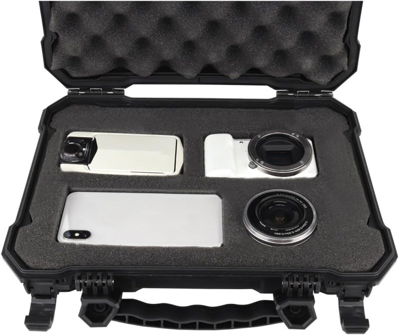 Zerodeko Impact Resistance Tool Box Waterproof Safety Box Dustproof 32cm Portable Protective Storage Case for Outdoor and Workshop Use - Image 2