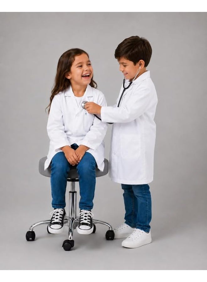 Kids White Lab Coat - Image 3