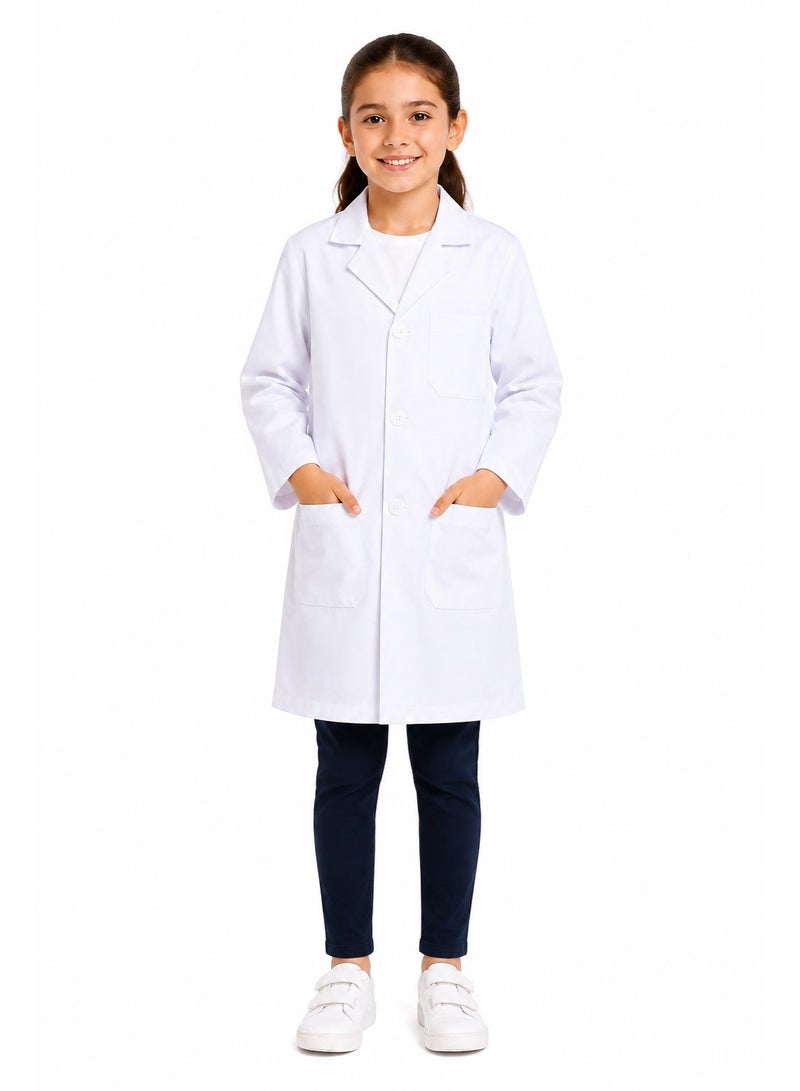 Kids White Lab Coat - Image 2
