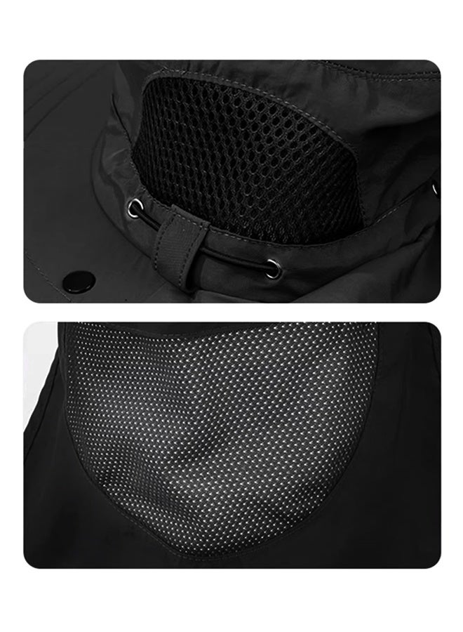 Outdoor sun-protective face mask and fisherman's hat - Image 4