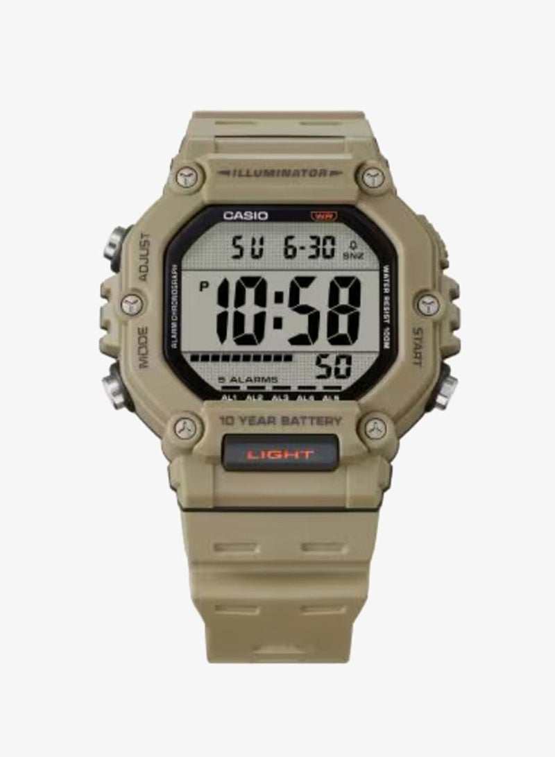 CASIO Men's Resin Digital Watch AE-1600H-5AVDF - 49.7 mm - Image 2