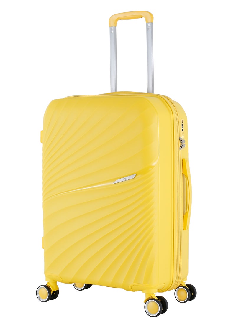 H.T H.T Luggage Bag, Hard Case Polypropylene (PP) Material, 8x360 Degree Rotation Spinner Wheels, Matching Color Suitcases, Expandable Trolley Bag, Telescopic Handle, TSA Lock, SKU 13504  - Image 1