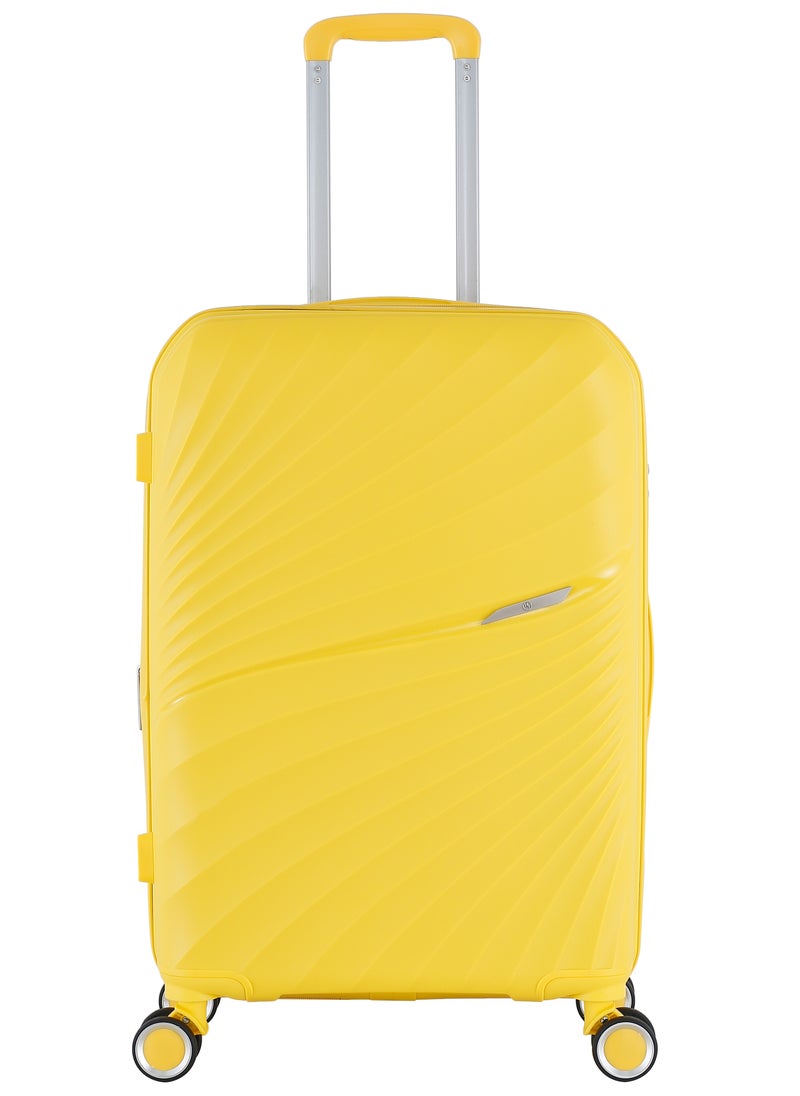 H.T H.T Luggage Bag, Hard Case Polypropylene (PP) Material, 8x360 Degree Rotation Spinner Wheels, Matching Color Suitcases, Expandable Trolley Bag, Telescopic Handle, TSA Lock, SKU 13504  - Image 2