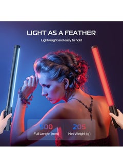 Ulanzi ULANZI VL119 Handheld Light Wand, 360° RGB LED Video Light Stick for Photography, 2600mAh Rechargeable Tube Light for Video Shooting, 2500-9000K Dimmable Camera Light with LCD  - Image 4