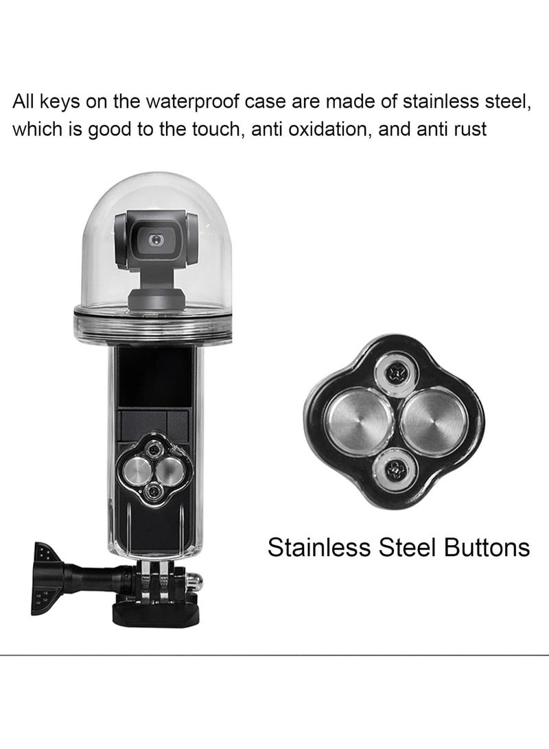 General DJI Osmo Pocket Waterproof Case, 60m/196.8ft Underwater Diving Case, Surfing, Diving, Swimming Action Camera Accessories  - Image 5