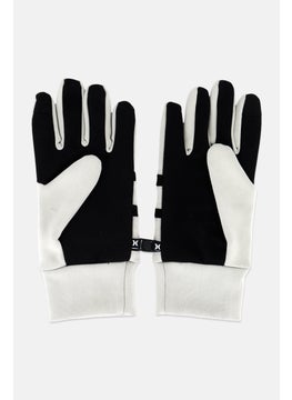 Hurley Men 1 Pair Brand Logo Gloves, Grey  - Image 3