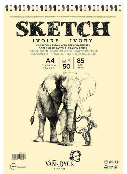 Sketch Drawing Block A4 85GR 50 Sheets