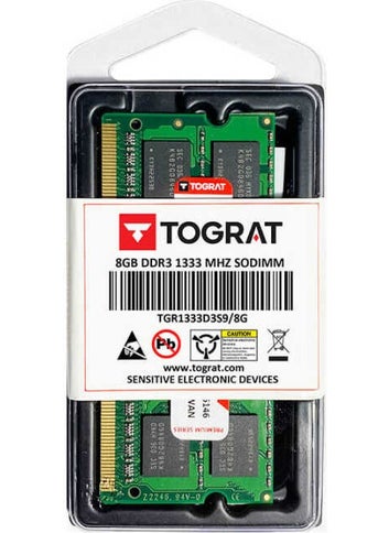 Tograt ذاكرة رام نوتبوك 8 جيجا بايت DDR3 1333 ميغاهرتز - TGR1333D3S9/8G - 1.5 فولت  - Image 2