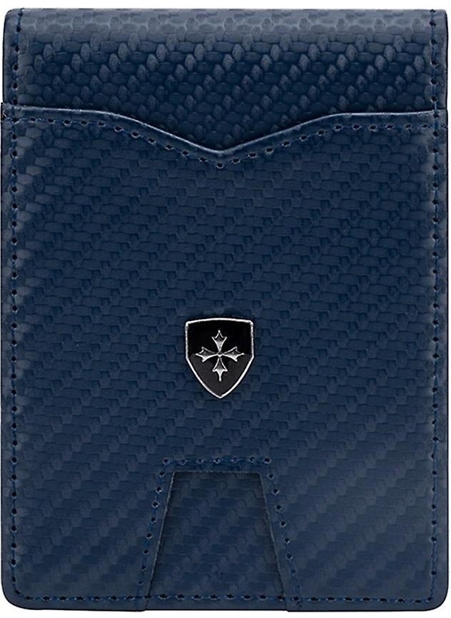 baellerry Minimalist RFID Protection Double Fold Leather Multi Card Wallet Men's Card Holder  - Image 3