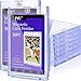 PJU 60ct Magnetic Card Holder 35pt One Touch Card Holder for Trading Cards Protectors Hard Plastic UV Protection Magnetic Display Case for Baseball Game Sports Cards - Image 3