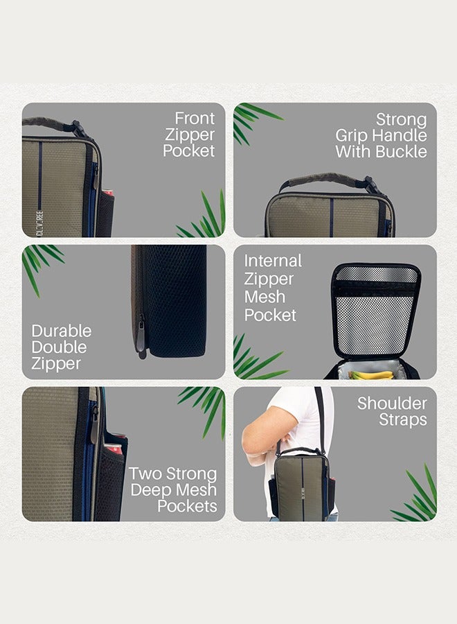 CLEVEREE Lunch Bag - Insulated Lunch Bags for Women, Men, Leakproof Thermal Lunch Box Bag for Kids Adults - Large Lunch Bag Reusable Cooler Meal Prep Lunch Bag for Work, School, and Picnic - Image 4