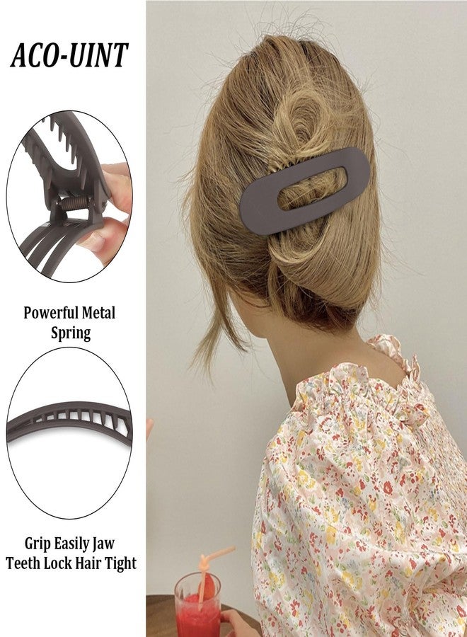 ACO-UINT French Flat Claw Clips for Women, 9 Pack Lay Down Hair Clips for Thin Thick Hair, 3 Size Alligator Hair Clips Hair Accessories for Women - Image 3