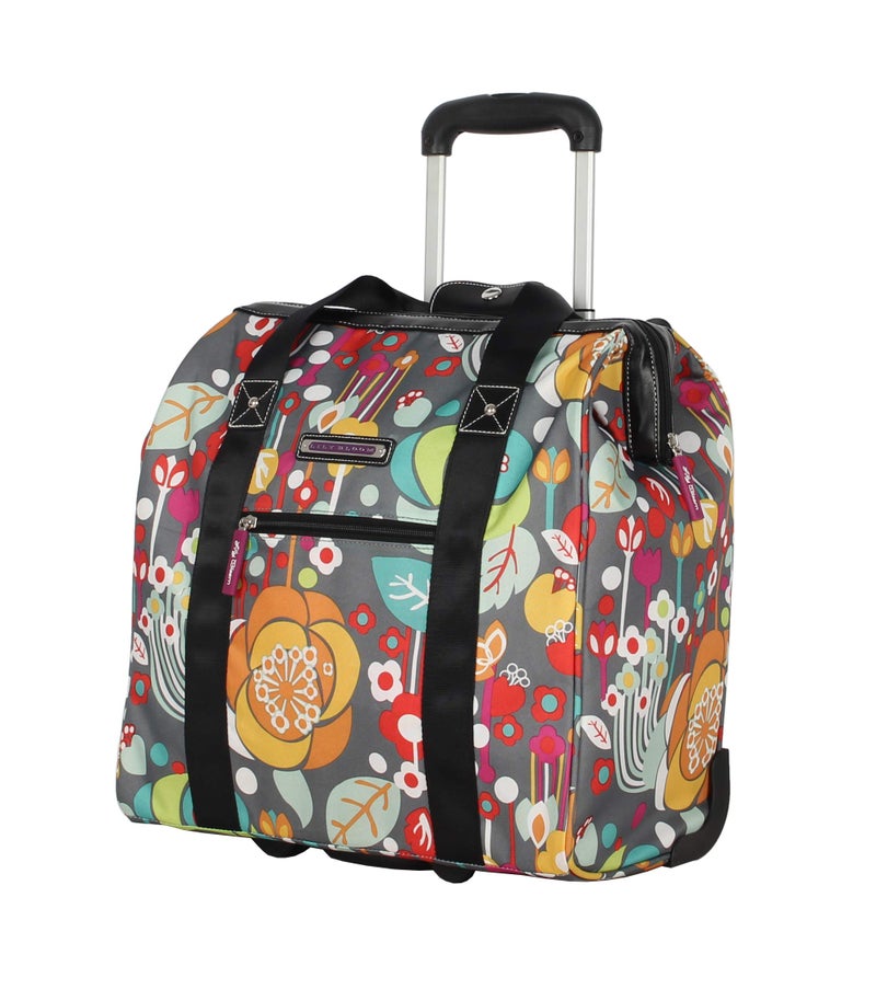 Lily Bloom Design Pattern Carry on Bag Wheeled Cabin Tote Bliss