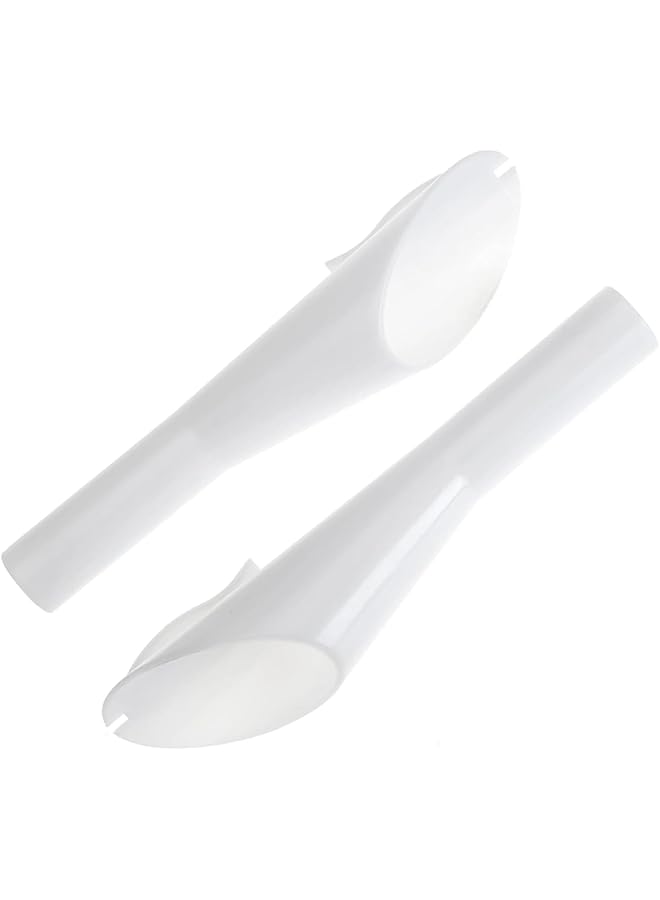 Fuel Filler Gas Tank Funnel Tube Replace Compatible With Ford Oem #8U5A-17B068-Eb 1782177 1833948 2050651 Fuel Tank Filler Tube Car Fueling Funnel, Vehicle Oil Filling Pipe（2Pcs） - Image 1