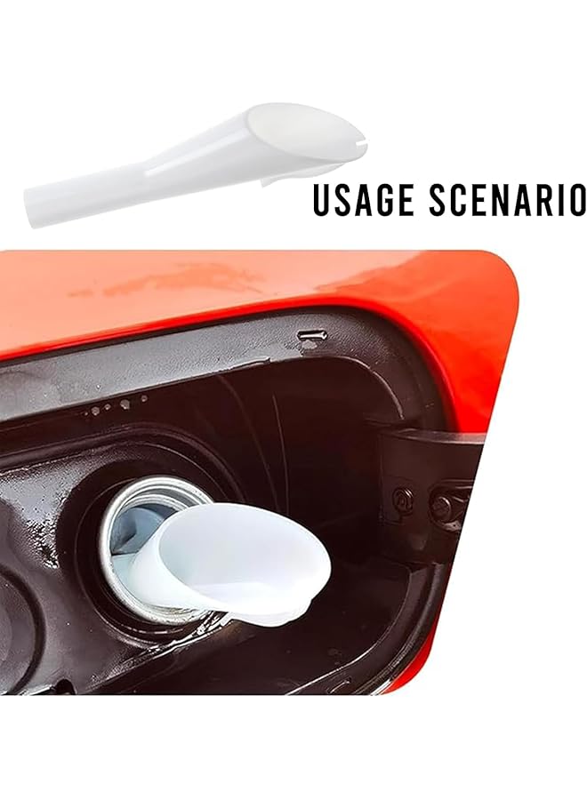 Fuel Filler Gas Tank Funnel Tube Replace Compatible With Ford Oem #8U5A-17B068-Eb 1782177 1833948 2050651 Fuel Tank Filler Tube Car Fueling Funnel, Vehicle Oil Filling Pipe（2Pcs） - Image 2