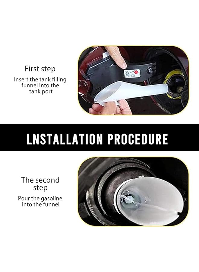 Fuel Filler Gas Tank Funnel Tube Replace Compatible With Ford Oem #8U5A-17B068-Eb 1782177 1833948 2050651 Fuel Tank Filler Tube Car Fueling Funnel, Vehicle Oil Filling Pipe（2Pcs） - Image 5