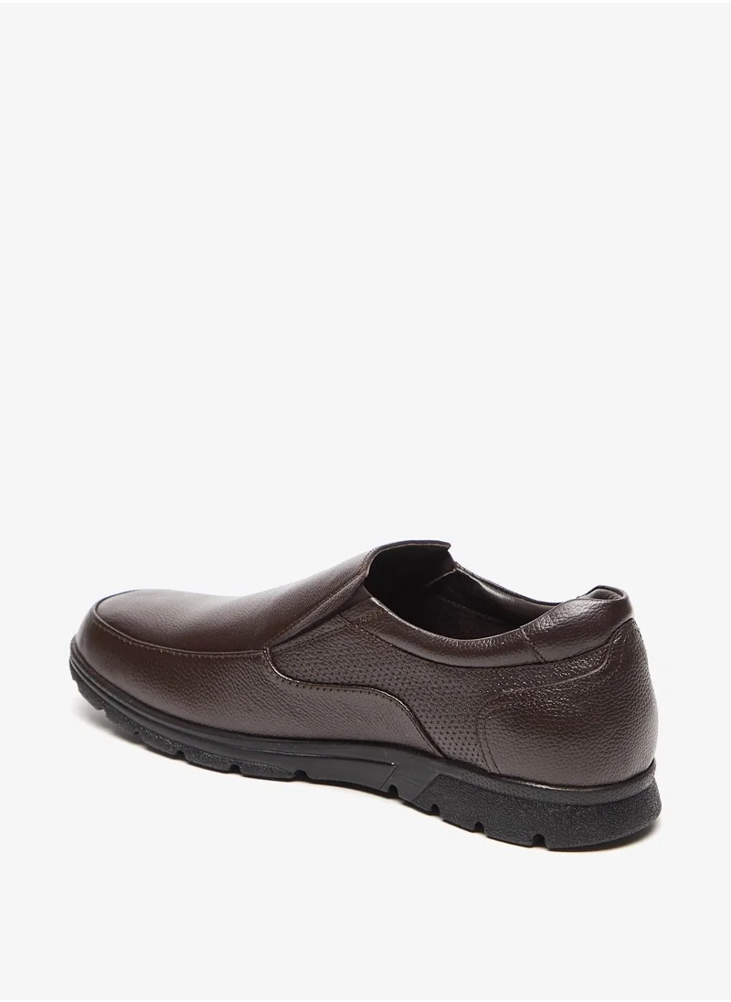 shoexpress Textured Slip On Loafers