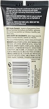 John Frieda John Frieda Sheer Blonde Highlight Activating Moisturising Mini Conditioner 50ml Packaging may vary  - Image 3