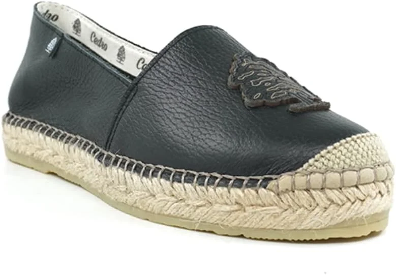 سيدرو Cedro Women's Black Espadrilles for Women