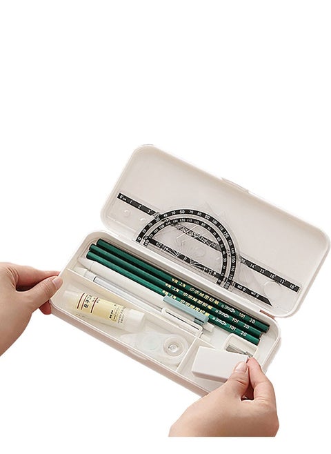 Kids and Teens Pencil Box - Trendy Design, Easy to Clean, Travel-Friendly, and Stylish Design, and Durable Material