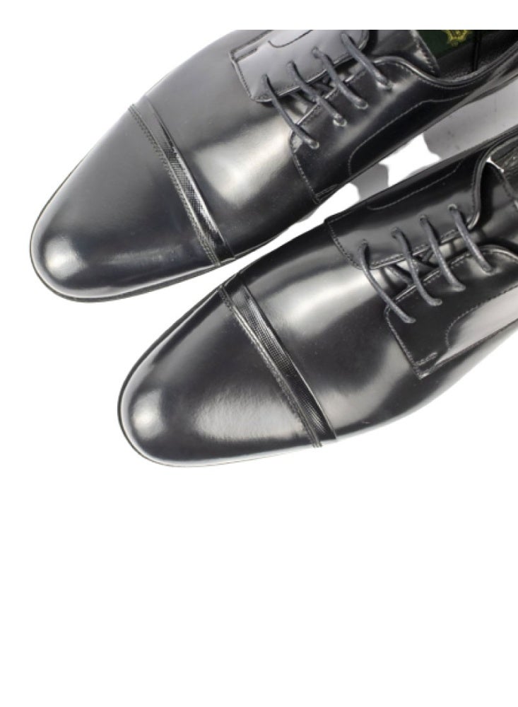 Levent Classic Genuine Leather Lace Up Shoes - Image 4