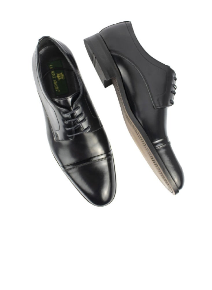 Levent Classic Genuine Leather Lace Up Shoes - Image 2