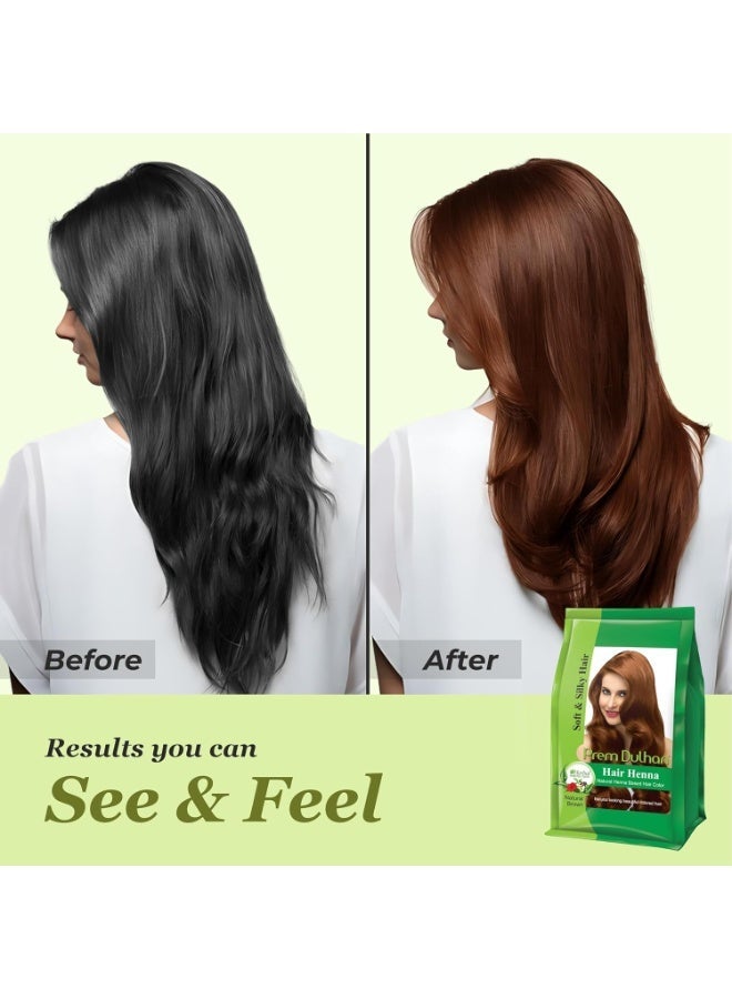 حناء بريم دُهان (Prem Dohan) – لون بني طبيعي – 125 جرام - Image 5