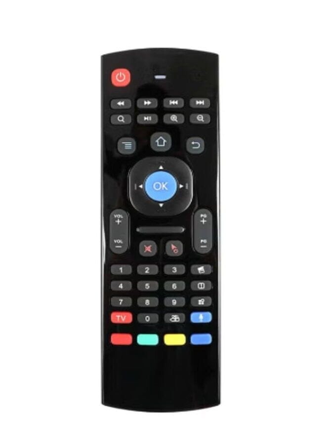 Zaboon 2-In-1 Remote Control And Keyboard For Android Tv Box X96 H96 Black Red Blue - Image 1