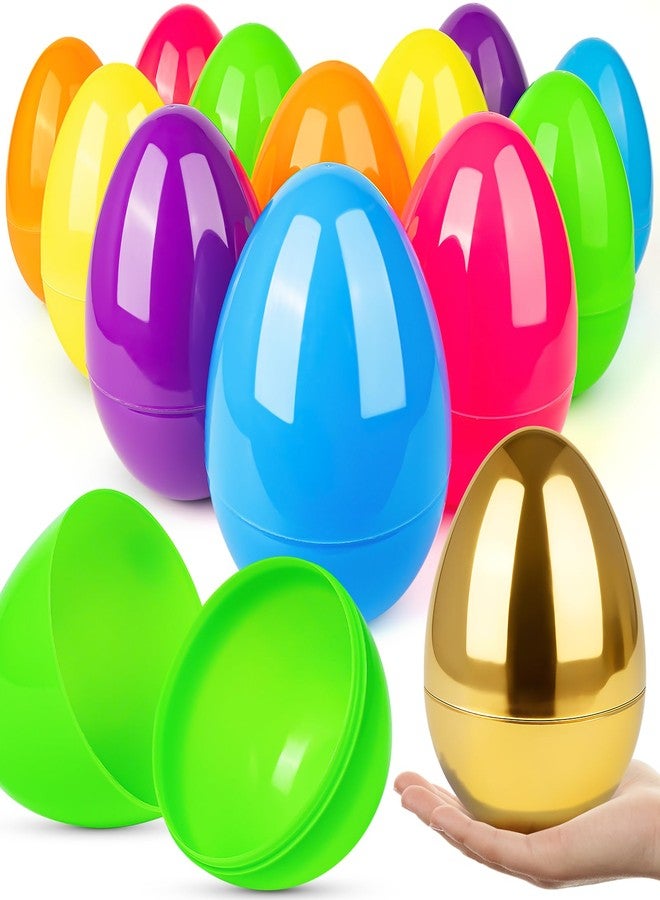BainGesk 25 PCS 6” Jumbo Easter Eggs with 1 Golden Eggs, Easter Eggs for Easter Hunt, Basket Stuffers Fillers, Empty Eggs Fillable with Candy, Toys, Easter Basket Essentials, Party Favor - Image 1