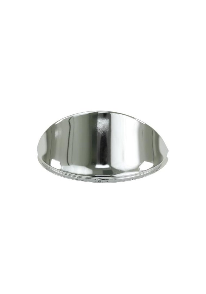 EMPI Chrome Smooth Headlight Eyebrow Pair for VW Air Cooled Bug, GHIA, Type 3 - Image 5