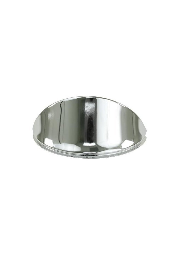 EMPI Chrome Smooth Headlight Eyebrow Pair for VW Air Cooled Bug, GHIA, Type 3 - Image 2