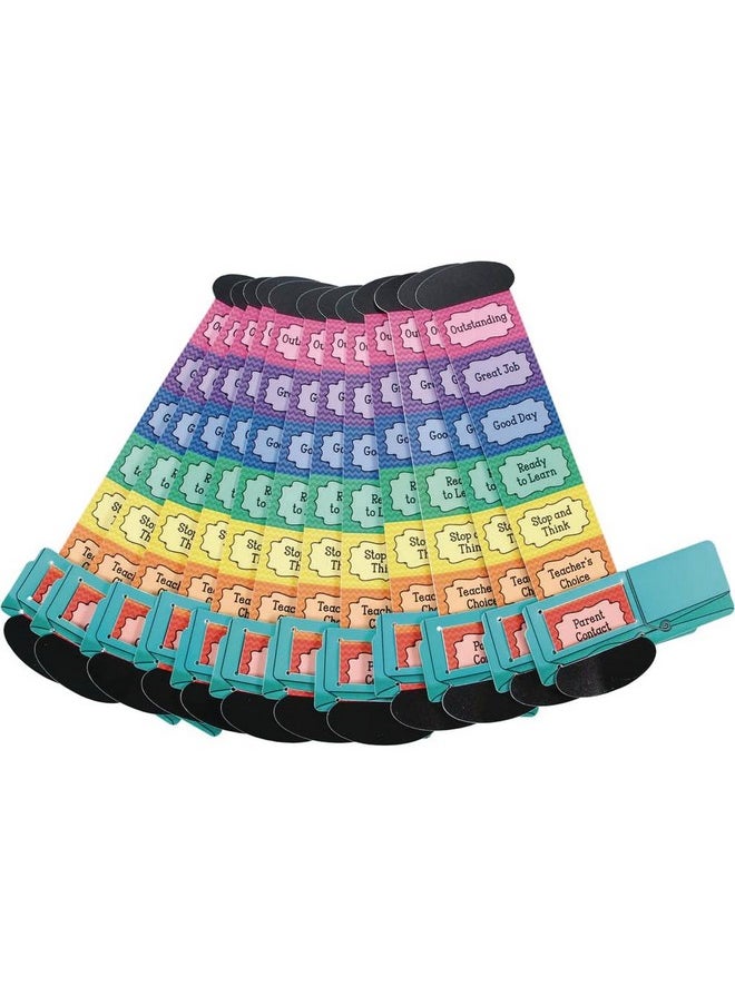 Really Good Stuff Mini Behavior Trackers (Set Of 12) - 8⅜"H Each - Encourage Students To Monitor Behavior By Moving Slider - Personal Behavior Tracker For Student Desks - Foster Behavior Awareness  - Image 3