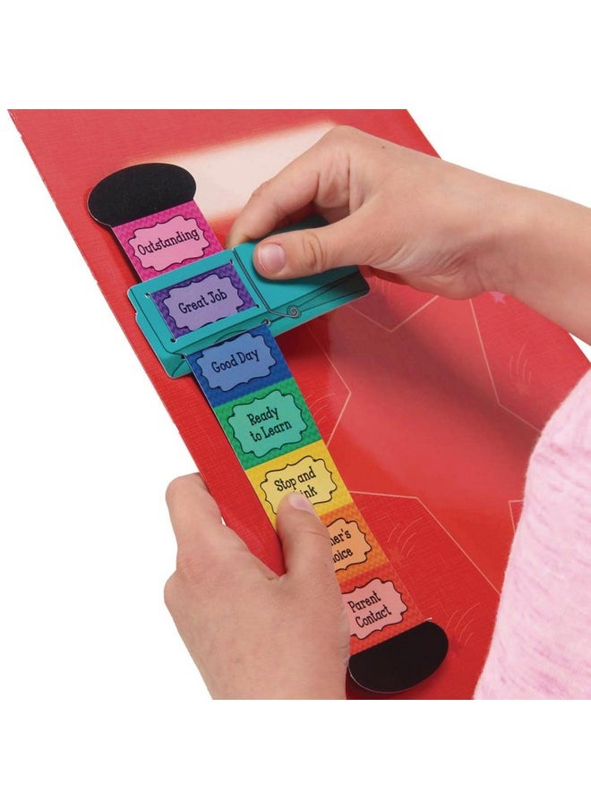 Really Good Stuff Mini Behavior Trackers (Set Of 12) - 8⅜"H Each - Encourage Students To Monitor Behavior By Moving Slider - Personal Behavior Tracker For Student Desks - Foster Behavior Awareness  - Image 4