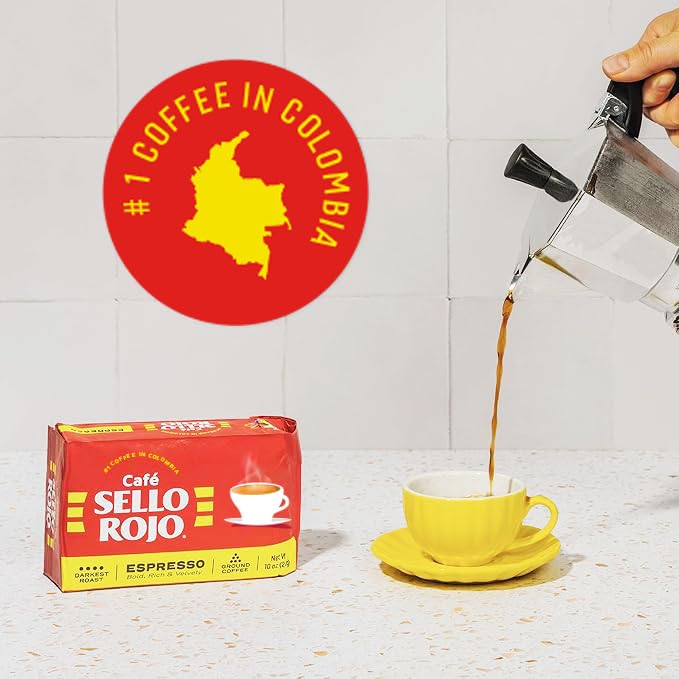 Sello Rojo Espresso Brick, 10 oz (Pack of 6) - Image 4