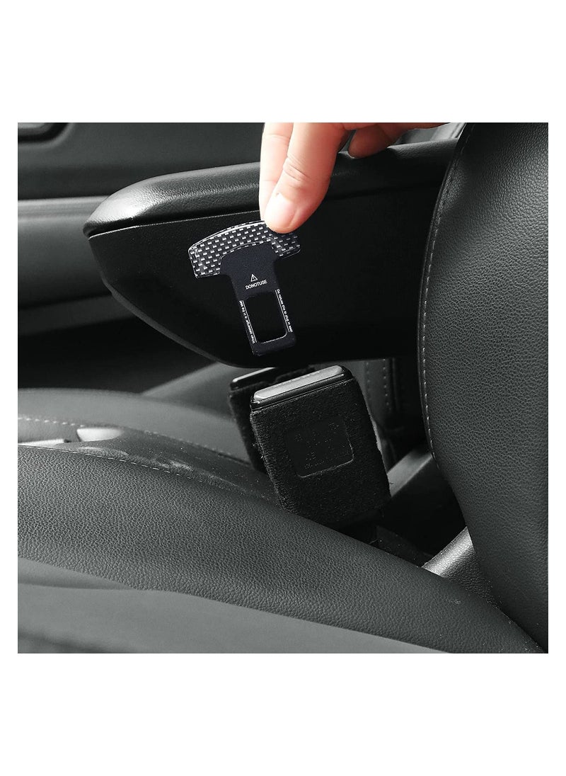 DIRECT 2 U - 2 Pack Car Seat Belt Clip, Universal Car Seat Belt Silencer Metal Tongue, Seat Safety Belt Buckle Auto Metal Seat, Universal for Most Vehicle (2) - Image 1