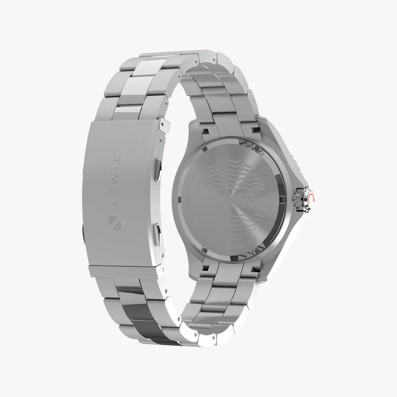 TIMEX Deep Water Meridian 200 SST Blue Dial Bracelet TW2W81900 | Men's Sport Watch - Image 5